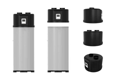 Tepelné čerpadlo v domácej horúcej vode 1,8 kW ~ 9 kW WiFi 200 L/300L v garáži v interiérovej inštalácii